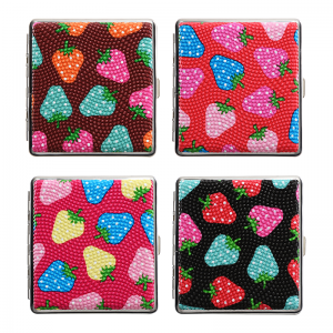 Etui Kort PU (20) "Strawberry" 12-p