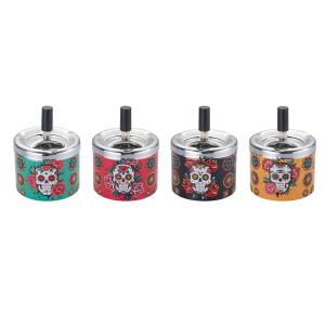 Askfat Metall Spin "Colorful Skulls" 6-p