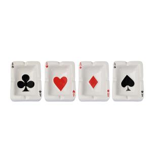 Askfat Keramik "Casino Ace" 8-p