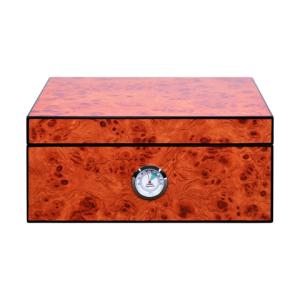 Humidor Burl Wood Set