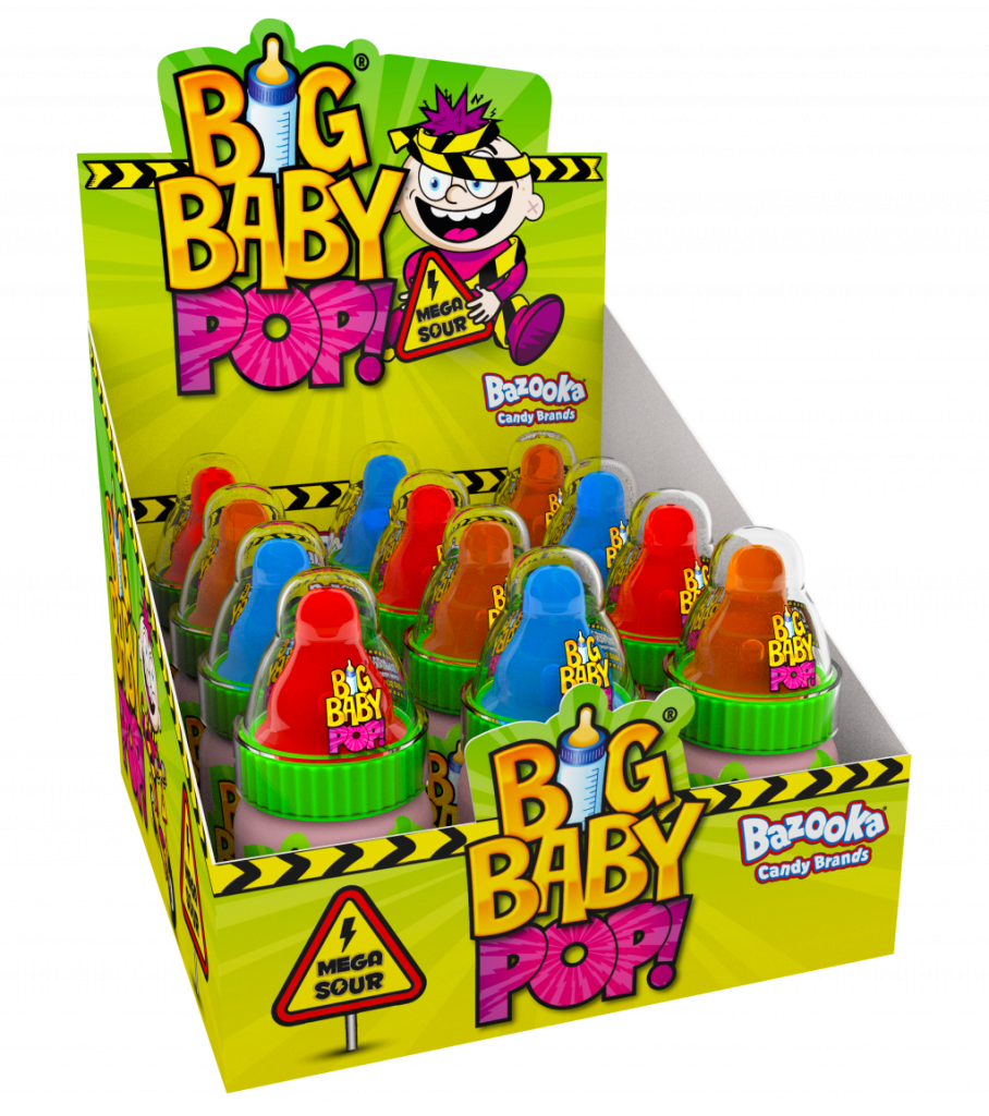 Big Baby Pop Mega Sour 12-p