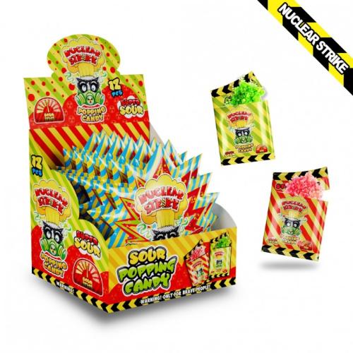 Nuclear Strike Popping Candy 16g 12-p