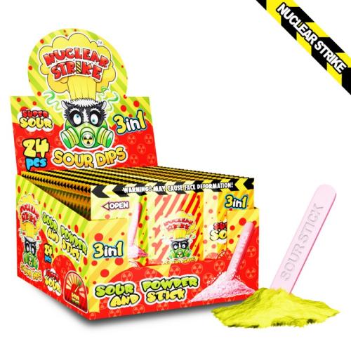 Nuclear Strike Sour Dips 18g 24-p