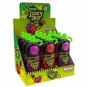Juicy Drop Pop Xtreme Sour 12-p