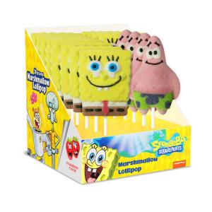 Spongebob Marshmallow Lollipop 12-p
