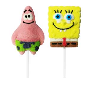 Spongebob Marshmallow Lollipop 12-p