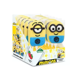 Minions Marshmallow Lollipop 12-p
