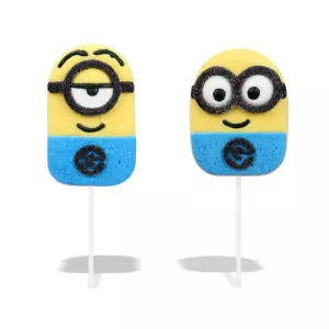 Minions Marshmallow Lollipop 12-p