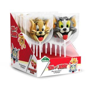 Tom & Jerry Marshmallow Lollipop 12-p
