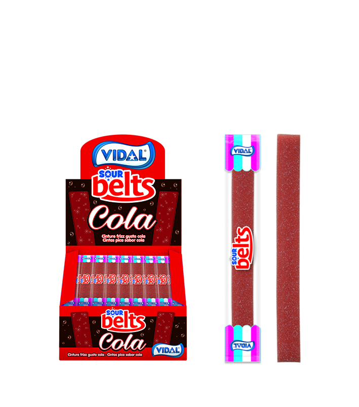 Vidal Sour Belts Cola 150-p