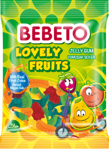 Bebeto Lovley Fruits 80g 12-p