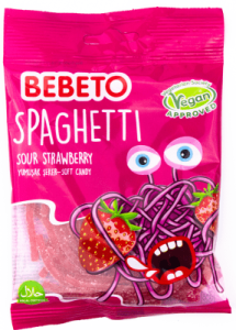 Bebeto Spaghetti Strawberry 70g 12-p