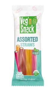 Veg'n Snack Assorted Straws 170g 12-p