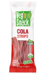 Veg'n Snack Cola Sour Strips 170g 12-p