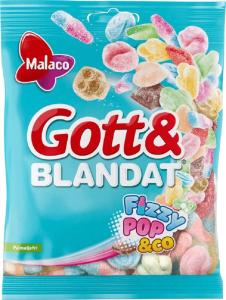 Malaco Gott&Blandat Fizzy Pop 130g 36-p