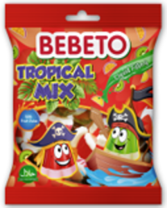 Bebeto Tropical Mix 80g 12-p