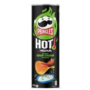 Pringles Hot Kickin' Sour Cream 160g 19-p