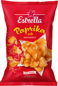 Estrella Paprika & Havssalt Chips 175g 21-p
