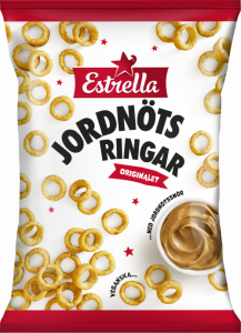 Estrella Jordnötsringar 175g 24-p