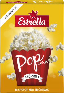 Estrella Micropopcorn Smör 3pack 16-p