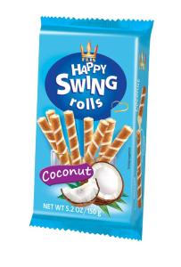 Happy Swing Rolls Coconut 150g 16-p