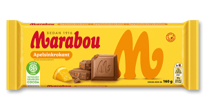 Marabou Apelsinkrokant 160g 15-p