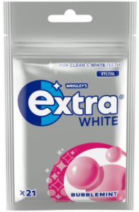 Extra White "Bubblemint" påsar 30-p