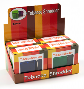 Tobakskvarn Plast/Metall Coney 4-p