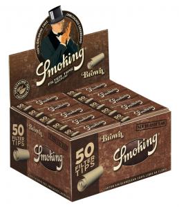 Filter Smoking Medium Tips Brown 50st 50-p