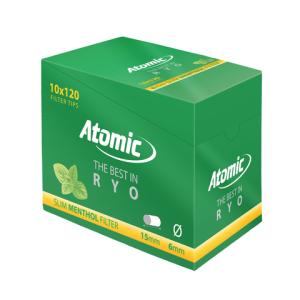 Filter Atomic Slim Menthol 120x 10-p