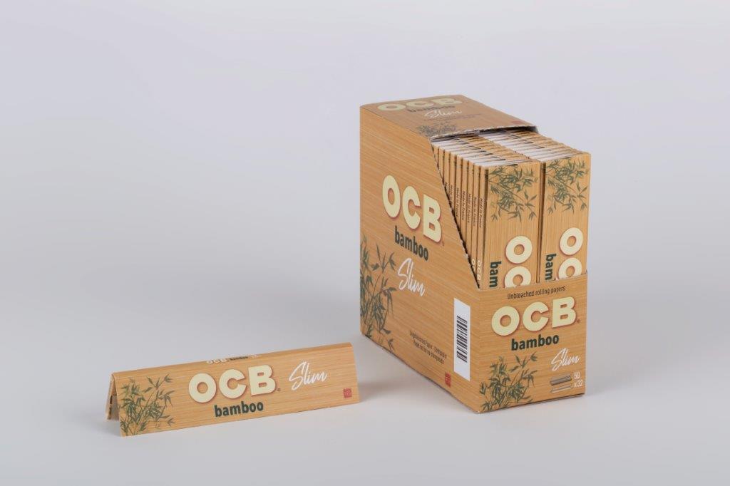 OCB KS Slim +Tips "Bamboo" 32-p