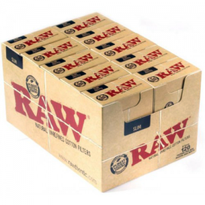 Filter Raw Slim Natural Cotton 120st 10-p