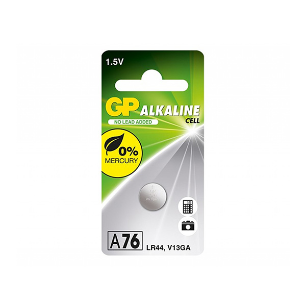 GP Alkaline 1-pack "A76" 10-p *