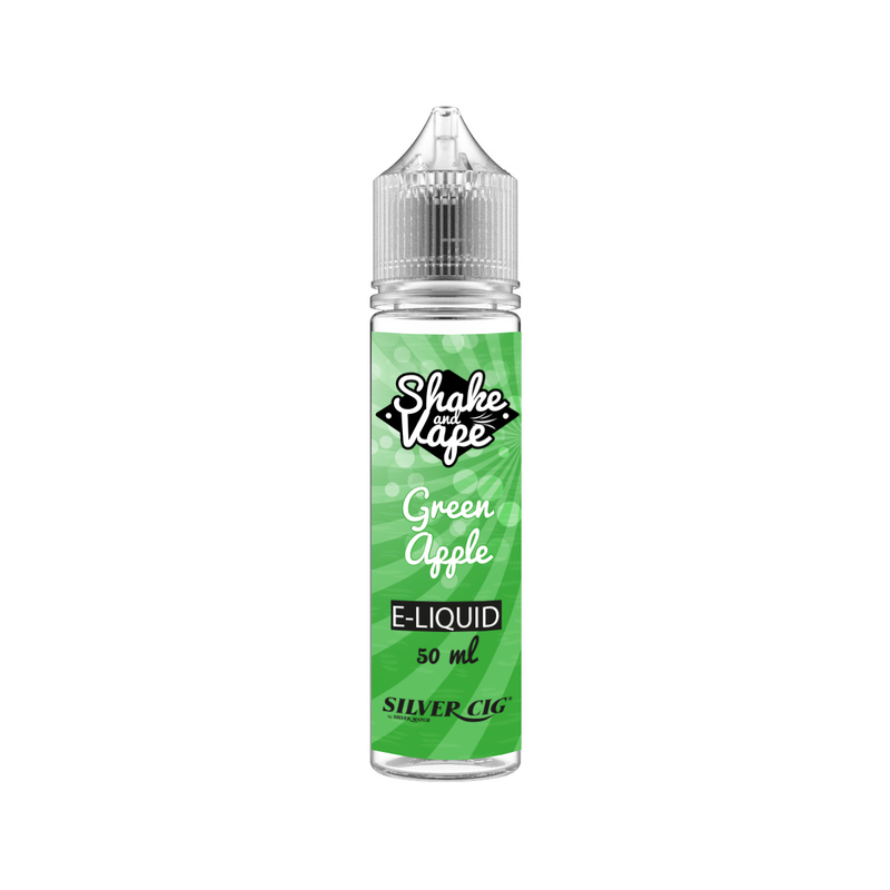 SilverCig Shake&Vape "Green Apple" 3-p