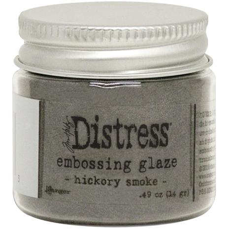 R - Distress Embossing Glaze, hickary smoke