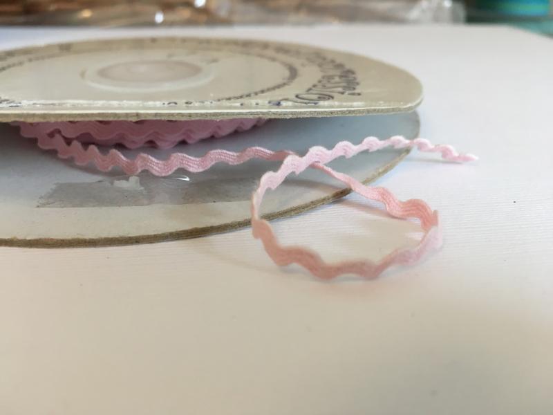 Band - Zigzag mini rosa