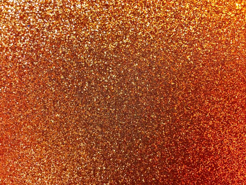 Glitter Dekorgummi - bronz
