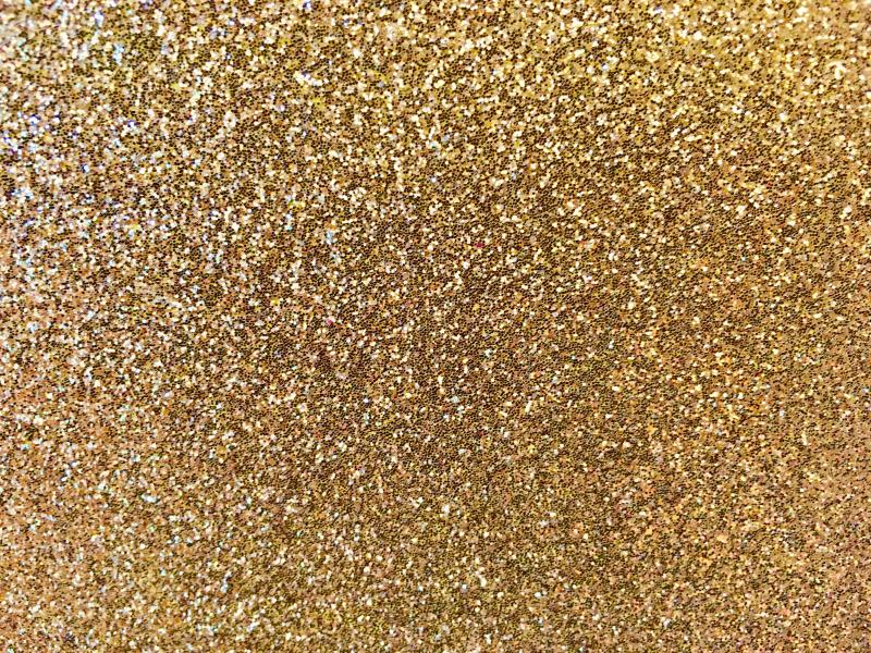 Glitter Dekorgummi - guld