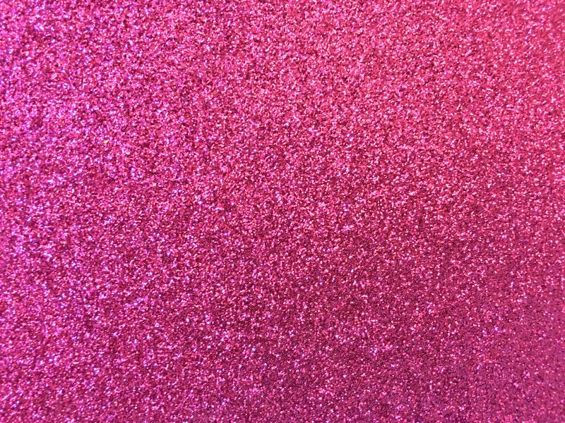 Glitter Dekorgummi - rosa