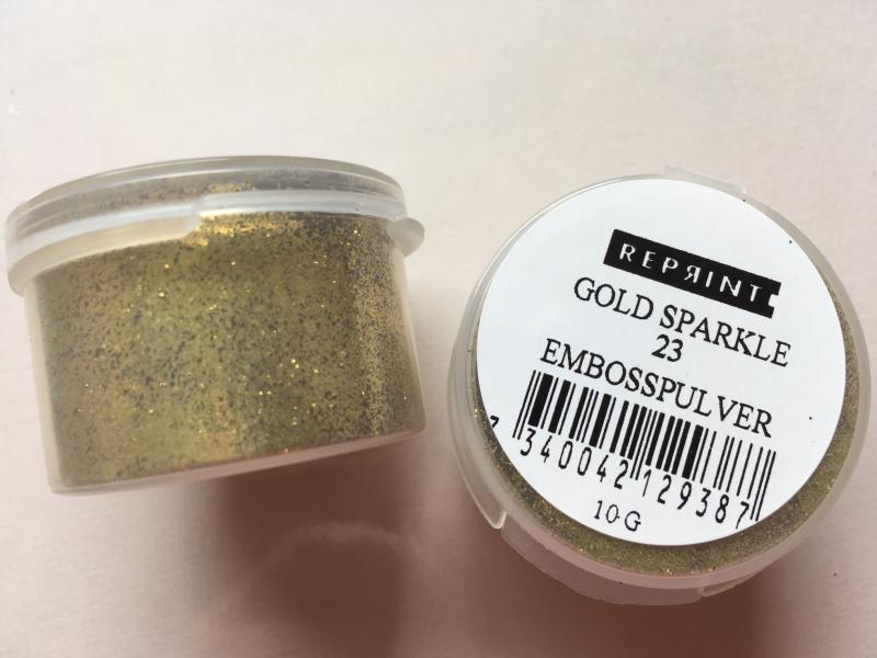 R - Embossingpulver Gold sparkle