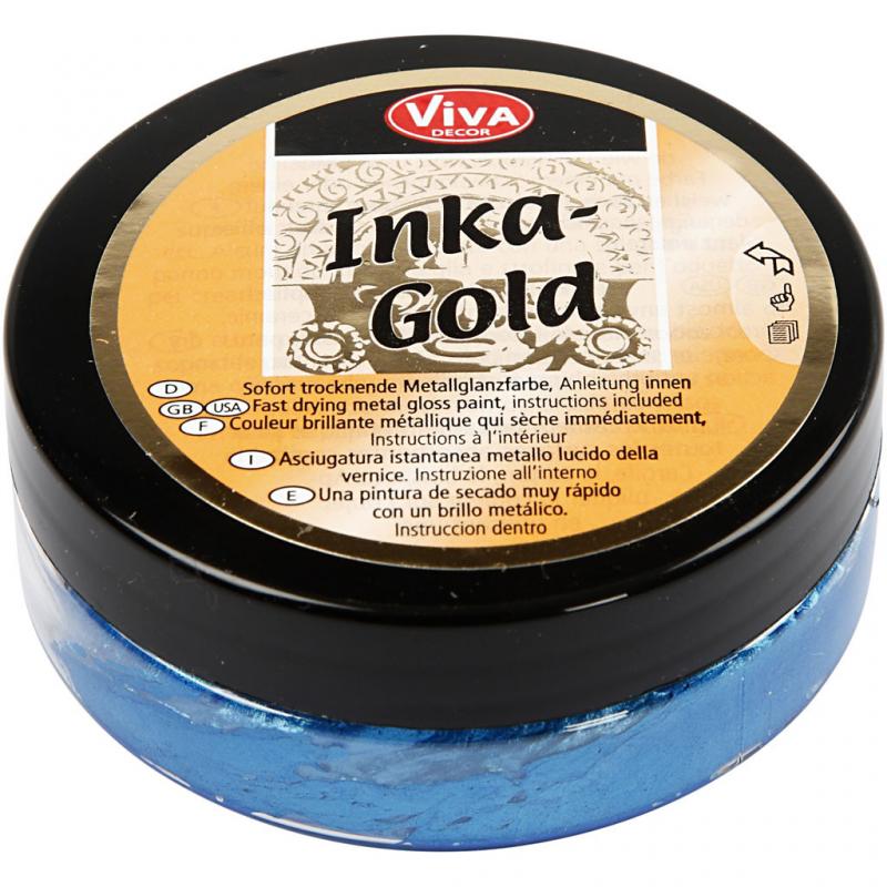Inka Gold, steel blue