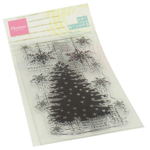 MD - Clear Stamps, Christmas tree