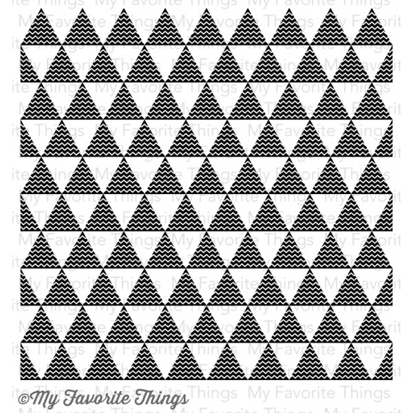 MFT - Background Rubber stamps - Triangles
