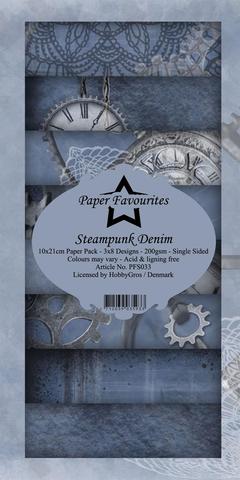 PF - Papper Pad, steampunk denim slimline