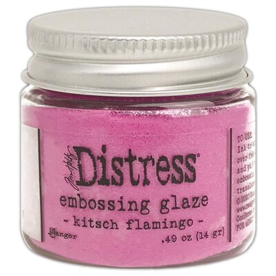 R - Distress Embossing Glaze, kitsch flamingo