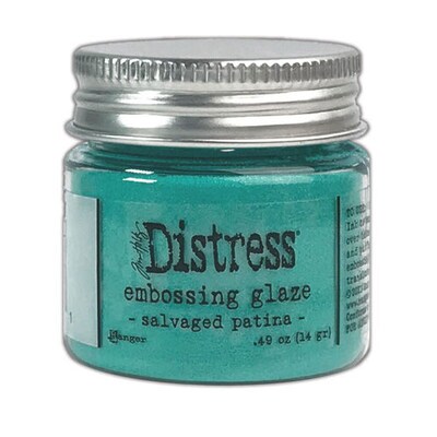 R - Distress Embossing Glaze, salvage patina