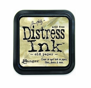 R - Distress Ink Pad - Old Paper