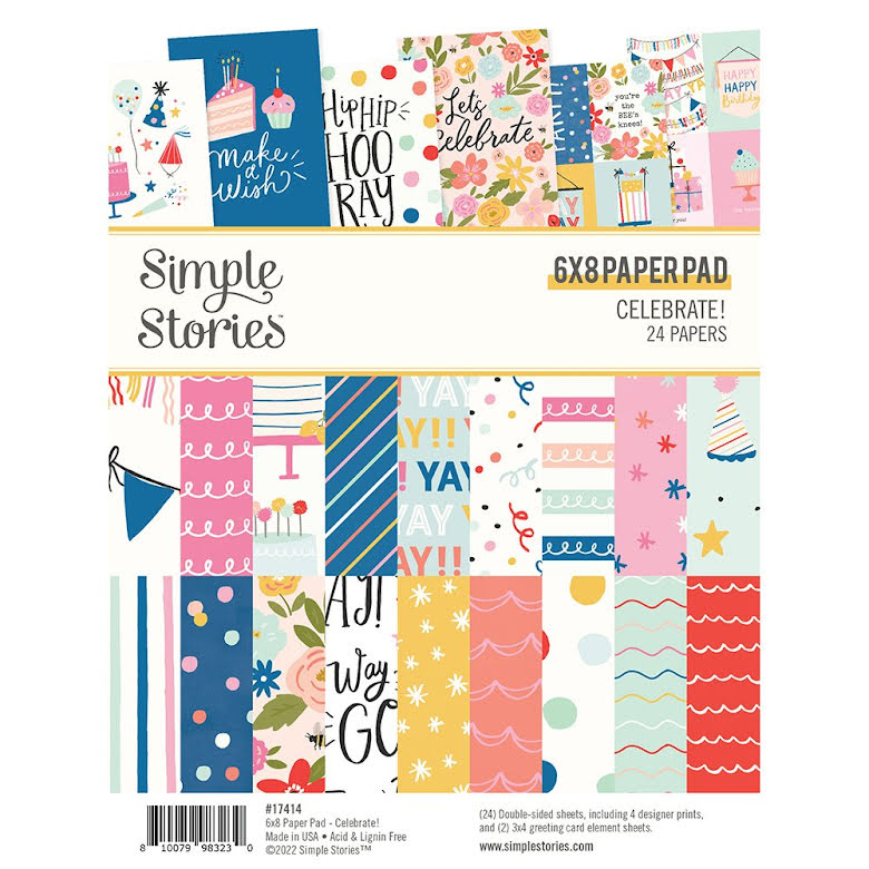 SS - Double-Sided Paper Pad 6X8 - Celebrate!