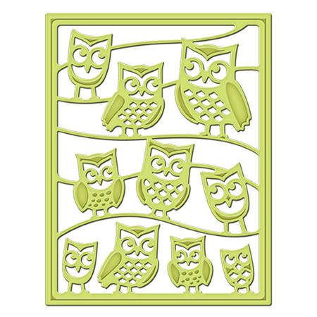 SP - It's A Hoot Decorative Card Front Card Creator Etched Dies
