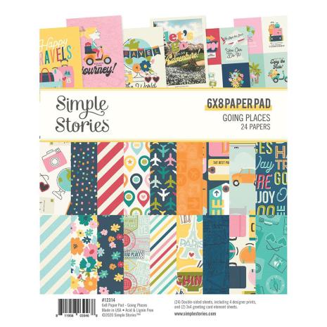 SS - Double-Sided Paper Pad 6X8 - Going Places